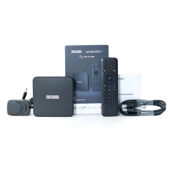 MECOOL KM7 SE Android 11 TV Box, Amlogic S905Y4, 2GB RAM, 32GB ROM, WiFi 6, Bluetooth 5.1, Chromecast, Google Play