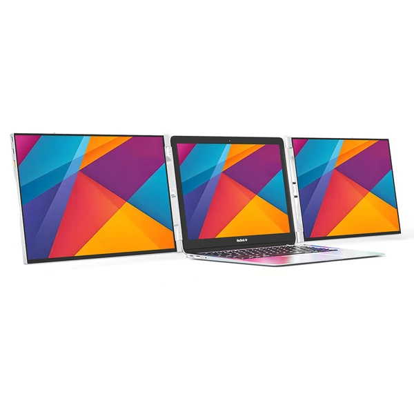 AOSIMAN S140FPC-1 14" hordozható laptop kijelző, 1920×1200, 60Hz, 2×Mini HDMI, 4×Type-C, 13.3–15.6" laptophoz