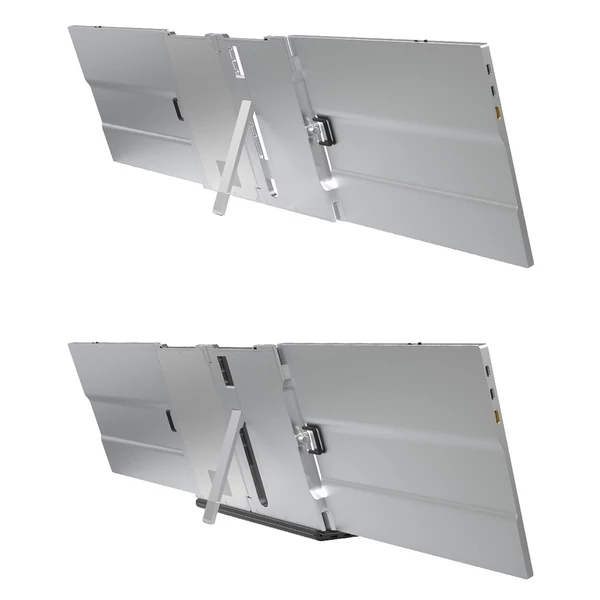 AOSIMAN S140FPC-1 14" hordozható laptop kijelző, 1920×1200, 60Hz, 2×Mini HDMI, 4×Type-C, 13.3–15.6" laptophoz