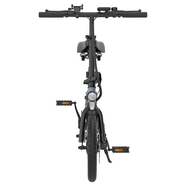 ESKUTE F100 összecsukható elektromos kerékpár, 250W motor, 36V 9Ah akku, 14" gumi, 25km/h, 55km hatótáv, LCD - Szürke
