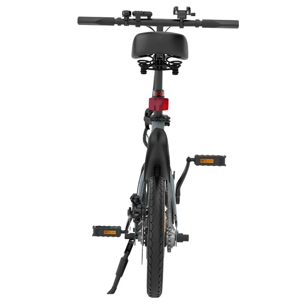 ESKUTE F100 összecsukható elektromos kerékpár, 250W motor, 36V 9Ah akku, 14" gumi, 25km/h, 55km hatótáv, LCD - Szürke