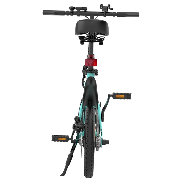 ESKUTE F100 összecsukható elektromos kerékpár, 250W motor, 36V 9Ah akku, 14" gumi, 25km/h, 55km hatótáv, LCD - Kék