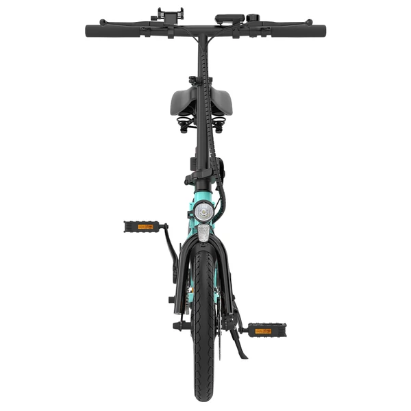 ESKUTE F100 összecsukható elektromos kerékpár, 250W motor, 36V 9Ah akku, 14" gumi, 25km/h, 55km hatótáv, LCD - Kék
