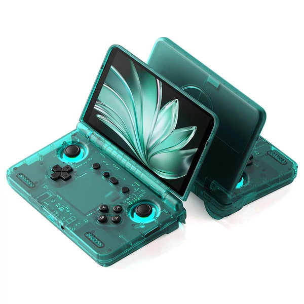 Retroid Pocket Flip 2 retro kézikonzol – Android 13, 5,5" 1080P AMOLED, 8GB+128GB, WiFi 6, HDMI - Zöld