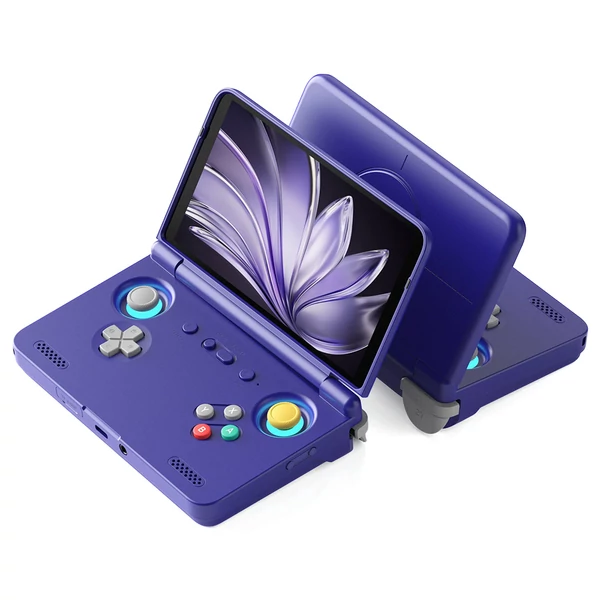 Retroid Pocket Flip 2 retro kézikonzol – Android 13, 5,5" 1080P AMOLED, 8GB+128GB, WiFi 6, HDMI - Kék