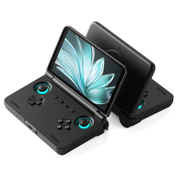 Retroid Pocket Flip 2 retro kézikonzol – Android 13, 5,5" 1080P AMOLED, 8GB+128GB, WiFi 6, HDMI - Fekete