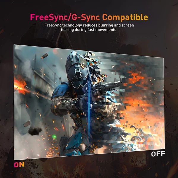 KTC Q24T09 gamer monitor, 24", 2560x1440, 180Hz, IPS, FreeSync/G-Sync, HDR, 126% sRGB, HDMI, DP, fali rögzítés, dönthető