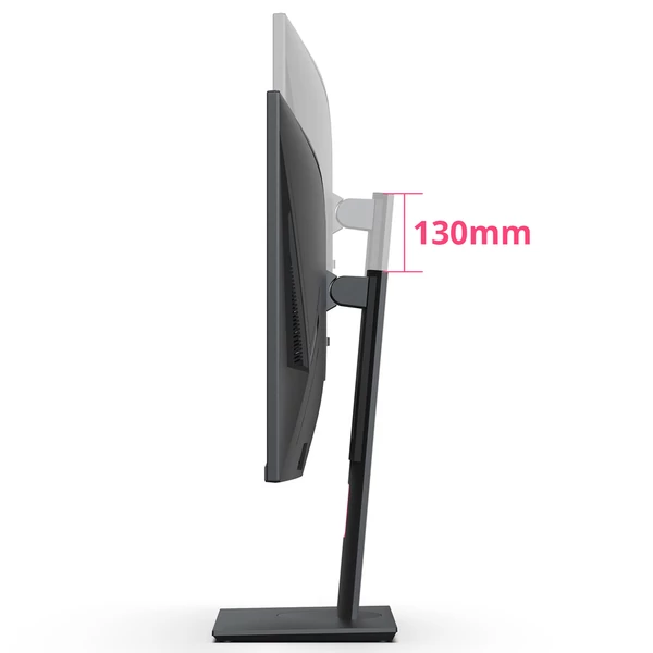 KTC H27P22S 27" gamer monitor, 3840x2160 UHD, HDR400, 160Hz, 1ms, 132% sRGB, FreeSync/G-SYNC, HDMI2.1, DP1.4, állítható állvány