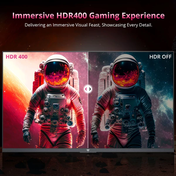 KTC H27P22S 27" gamer monitor, 3840x2160 UHD, HDR400, 160Hz, 1ms, 132% sRGB, FreeSync/G-SYNC, HDMI2.1, DP1.4, állítható állvány