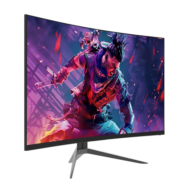 KTC H32S17C 32" 1500R ívelt gamer monitor, 1920x1080 VA, 180Hz, 3000:1, FreeSync/G-Sync, HDMI, DP, VESA, alacsony kékfény