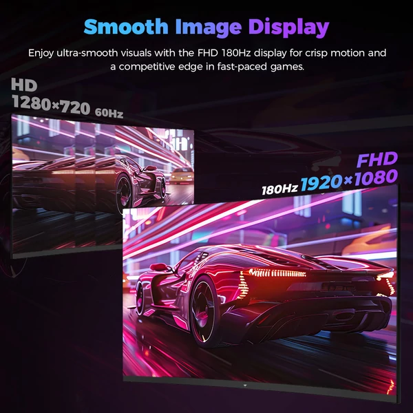 KTC H32S17C 32" 1500R ívelt gamer monitor, 1920x1080 VA, 180Hz, 3000:1, FreeSync/G-Sync, HDMI, DP, VESA, alacsony kékfény