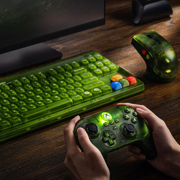 8BitDo Ultimate játékvezérlő Xbox Series X/S, Xbox One, Windows, Android, iOS, macOS, 3 módú csatlakozás