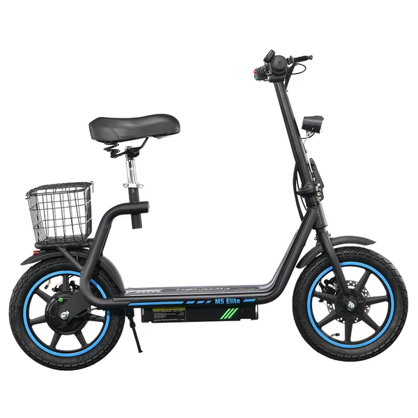 TWOFISH M5 Elite elektromos roller, 500W motor, 48V 13Ah akkumulátor, 14" kerék, 20 km/h max sebesség, 30 km hatótáv, dupla tárcsafék, első és hátsó