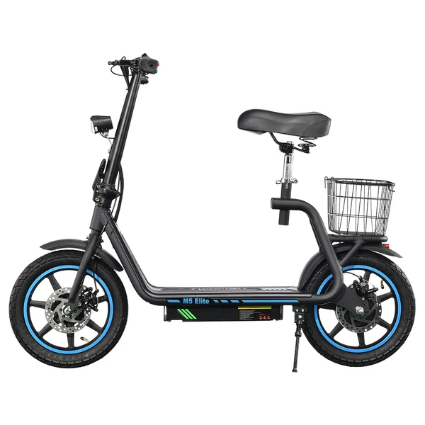 TWOFISH M5 Elite elektromos roller, 500W motor, 48V 13Ah akkumulátor, 14" kerék, 20 km/h max sebesség, 30 km hatótáv, dupla tárcsafék, első és hátsó