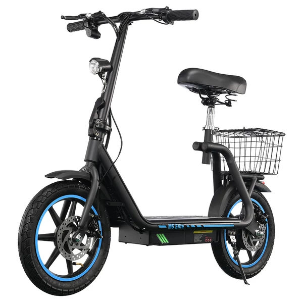 TWOFISH M5 Elite elektromos roller, 500W motor, 48V 13Ah akkumulátor, 14" kerék, 20 km/h max sebesség, 30 km hatótáv, dupla tárcsafék, első és hátsó