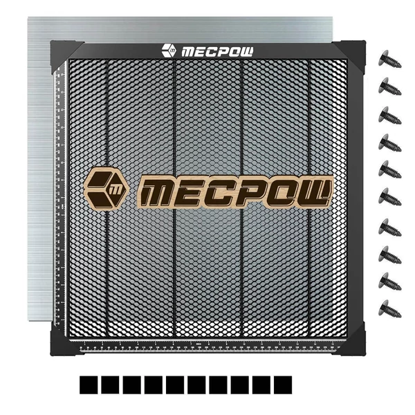 Mecpow H44 440*440*22mm lézerágy, méhsejtrácsos alap