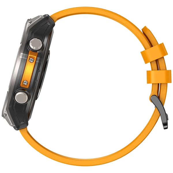 Zeblaze Stratos 4 strapabíró okosóra, 1,43" AMOLED, 6 műholdas GPS, egészségfigyelés, 170+ sportmód, 60 napos üzemidő, BT hívás – Narancs