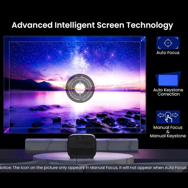 [Netflix & Android TV tanúsított] ETOE E3 Pro projektor, Dolby, natív 1080P, 600 ANSI, Android TV 11, 5G WiFi, 4K, HDMI