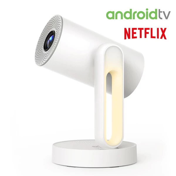 ETOE Starfish Projektor - Android TV 11.0, Netflix Tanúsított, Dolby Digital, 300 ANSI, 4K Dekódolás, Auto Keystone, Chromecast