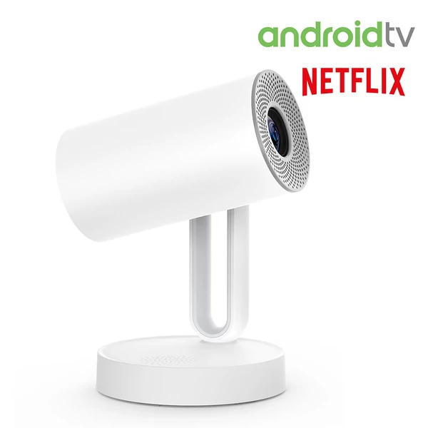 ETOE Starfish Projektor - Android TV 11.0, Netflix Tanúsított, Dolby Digital, 300 ANSI, 4K Dekódolás, Auto Keystone, Chromecast