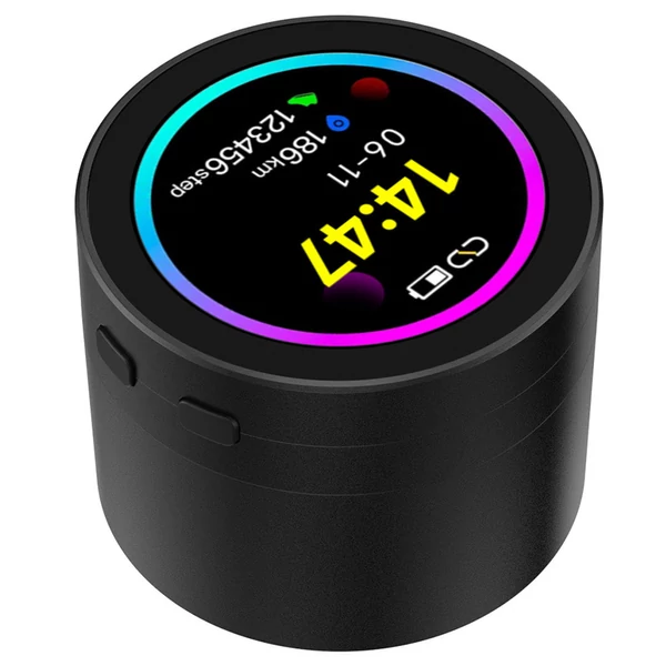 Waveshare ESP32-S3 1,85 hüvelykes kerek LCD fejlesztőpanel, 360×360, 240MHz, Wi-Fi & Bluetooth, AI beszéd, okoshangszóró - Akkumulátor nélkül