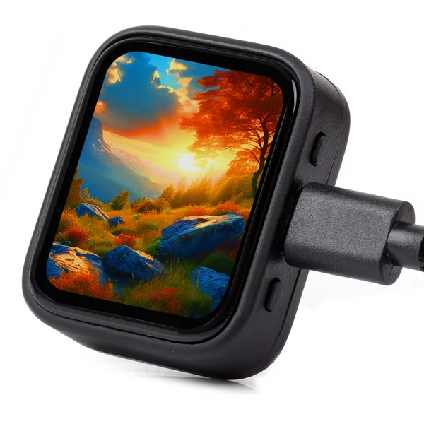Waveshare ESP32-S3 1,8" AMOLED fejlesztőpanel, érintőkijelző, gyorsulásmérő, giroszkóp - Akkumulátor nélkül