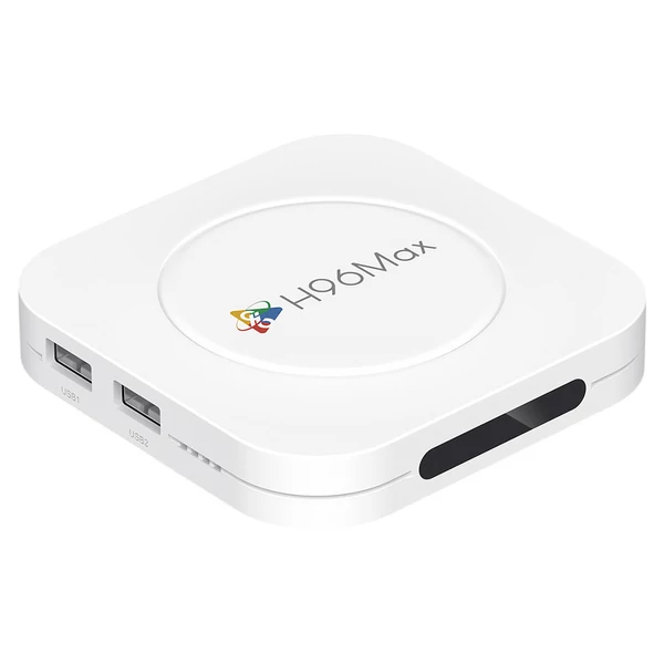H96 Max M1 Plus Android 14 TV Box, RK3528, 4GB RAM, 32GB ROM, 8K UHD, WiFi 6, Bluetooth 5.4, 2×USB2.0, HDMI, Ethernet