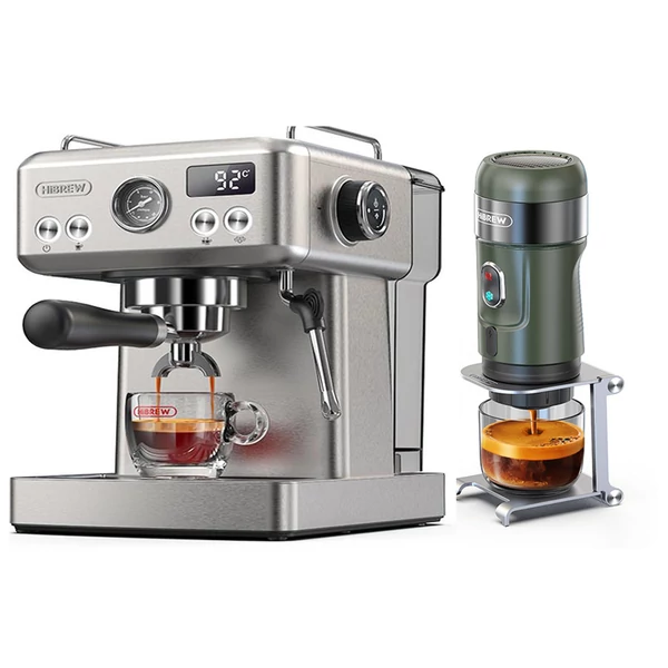 HiBREW H10A combo H4B hordozható kávéfőző