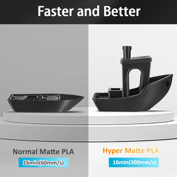 ERYONE Matte Hyper PLA filament 1 kg – Fekete