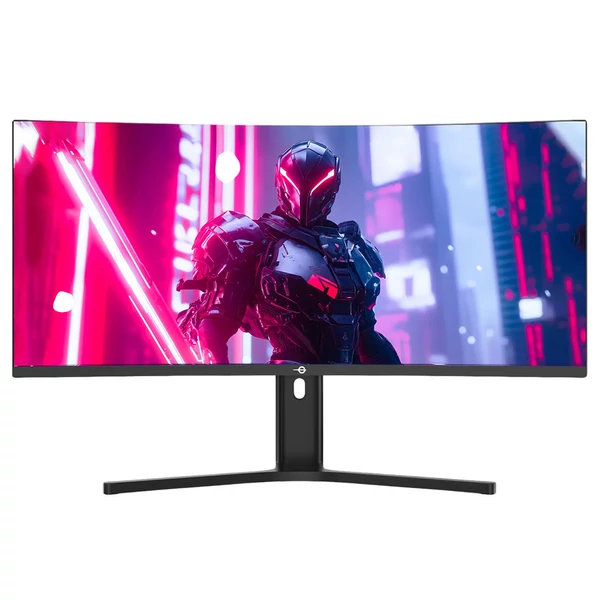 TITAN ARMY C34A1R 34" ívelt gamer monitor, 3440×1440, 165Hz, 1ms, HDR400, FreeSync/G-Sync, állítható állvány