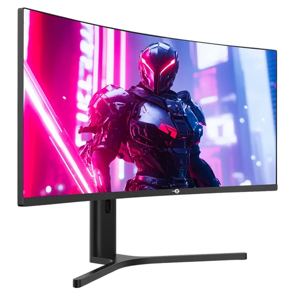 TITAN ARMY C34A1R 34" ívelt gamer monitor, 3440×1440, 165Hz, 1ms, HDR400, FreeSync/G-Sync, állítható állvány