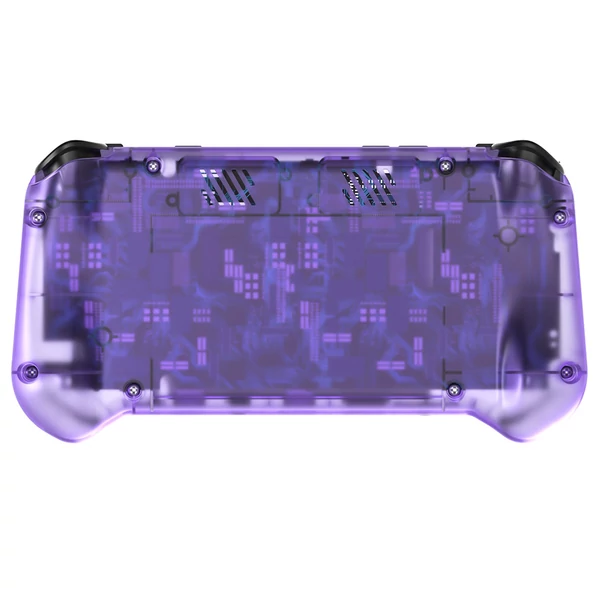 RX6H kézi játékkonzol, 64GB TF kártya, 3,5" kijelző, 20+ emulátor, 4 óra játékidő – Lila
