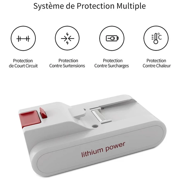 Eredeti akkumulátor Xiaomi JIMMY JV51, JV53 vezeték nélküli kézi porszívóhoz