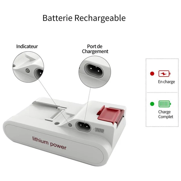 Eredeti akkumulátor Xiaomi JIMMY JV51, JV53 vezeték nélküli kézi porszívóhoz