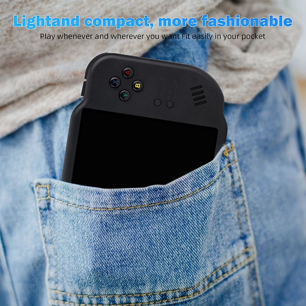 MagicX Zero 40 függőleges retro kézikonzol – 4" érintőkijelző, Android, Nintendo DS és arcade játékokhoz, 2GB RAM, 7 óra üzemidő - Fehér