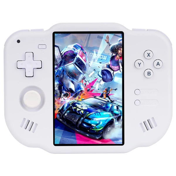 MagicX Zero 40 függőleges retro kézikonzol – 4" érintőkijelző, Android, Nintendo DS és arcade játékokhoz, 2GB RAM, 7 óra üzemidő - Fehér