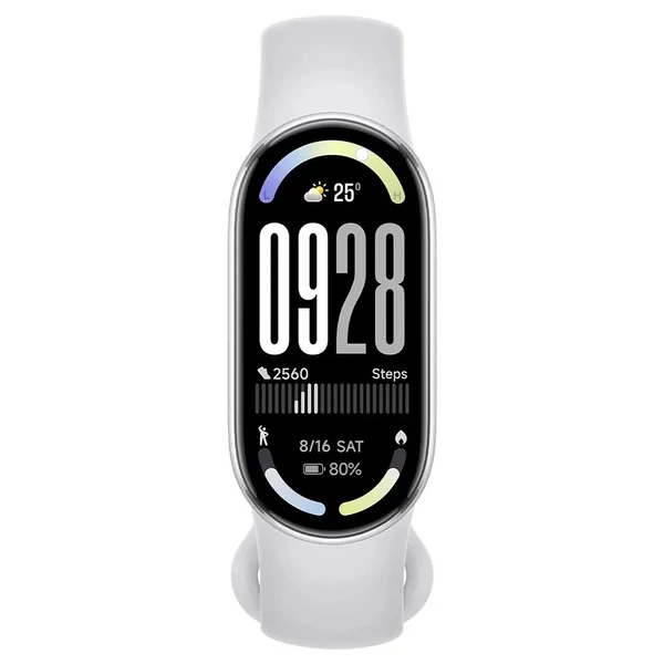 Xiaomi Smart Band 10 CN, 1,72" AMOLED kijelző, 150+ sport mód, 21 napos üzemidő, egészségfigyelés, 5ATM - Fehér