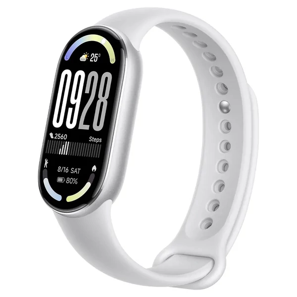Xiaomi Smart Band 10 CN, 1,72" AMOLED kijelző, 150+ sport mód, 21 napos üzemidő, egészségfigyelés, 5ATM - Fehér