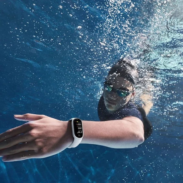Xiaomi Smart Band 10 CN, 1,72" AMOLED kijelző, 150+ sport mód, 21 napos üzemidő, egészségfigyelés, 5ATM - Fehér