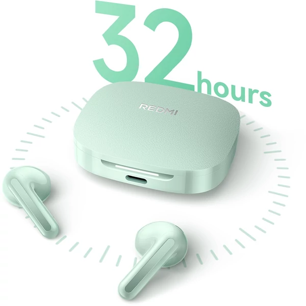 Redmi Buds 7S fülhallgató, félig nyitott ANC, 5 szintű EQ, akár 32 óra üzemidő - Zöld