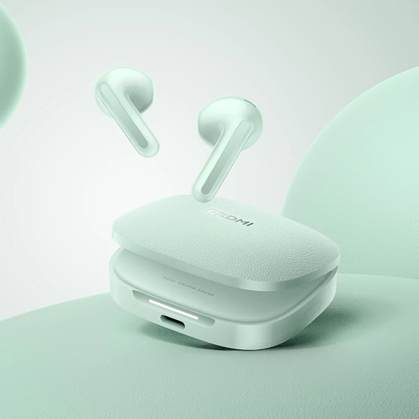 Redmi Buds 7S fülhallgató, félig nyitott ANC, 5 szintű EQ, akár 32 óra üzemidő - Zöld