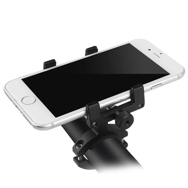 Alumínium telefon tartó KUGOO S1 / S1 Pro elektromos rollerhez, kerékpárhoz - masszív, univerzális konzol
