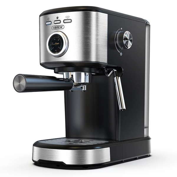 HIBREW H5A félautomata kávégép, 1,2L víztartály, 15 bar, intelligens főzés