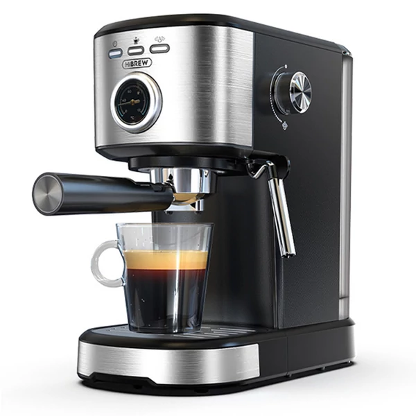 HIBREW H5A félautomata kávégép, 1,2L víztartály, 15 bar, intelligens főzés