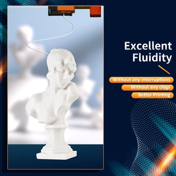 ERYONE nagy sebességű PLA+ filament 1kg – Fehér