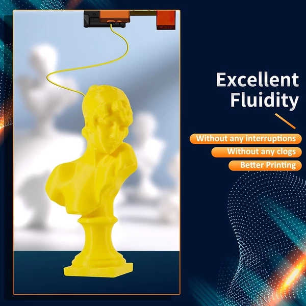 ERYONE nagy sebességű PLA+ filament 1kg – Sárga