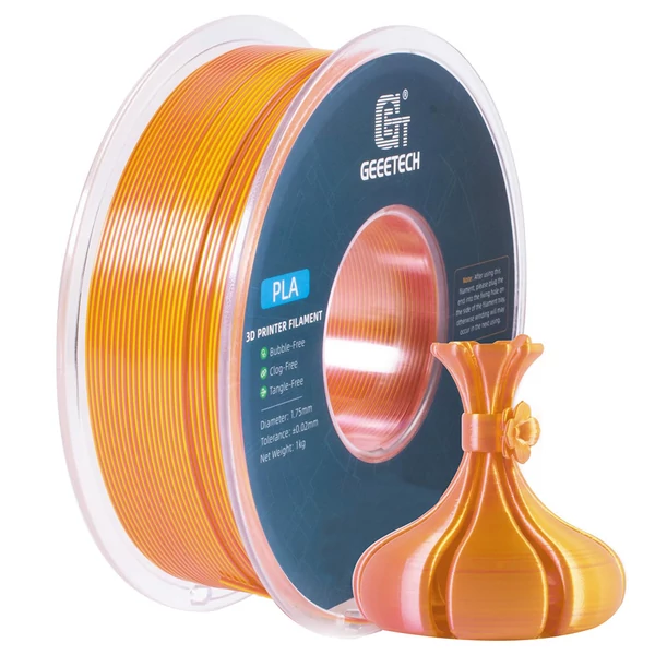 Geeetech két színű selyem PLA filament 1kg – Arany és réz