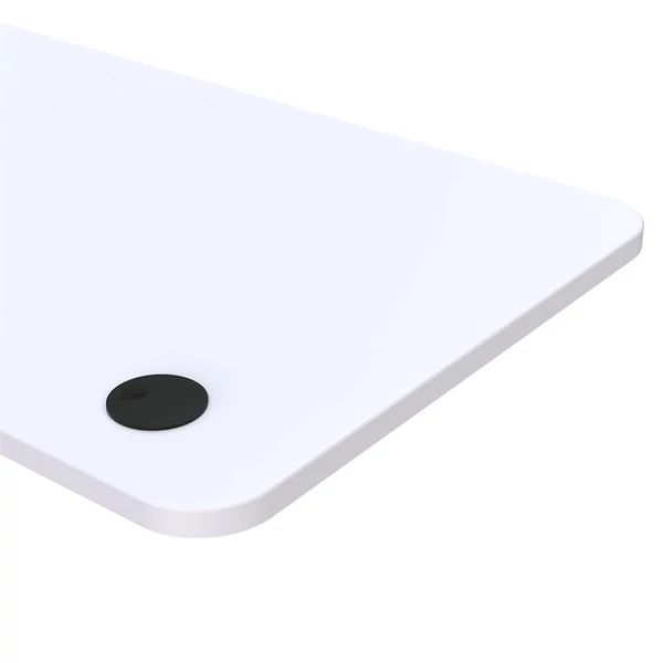 ACGAM 140x60x1,8 cm MDF minőségi asztallap elektromos állítható íróasztalhoz, egy- és kétmotoros vázhoz - fehér