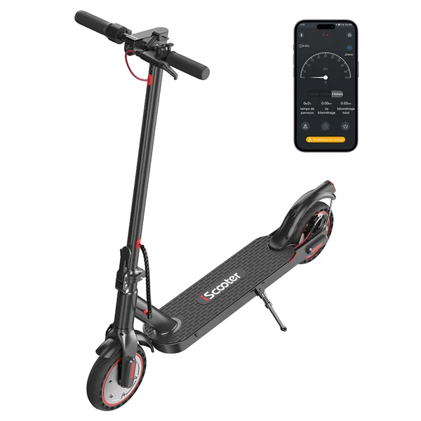 iScooter i9 összecsukható elektromos roller, 8,5" méhsejt gumi, 350W motor, 7,5Ah akkumulátor, 30 km/h, applikáció, IP54 vízálló
