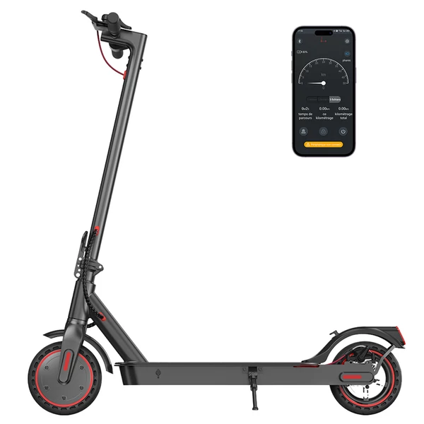 iScooter i9 összecsukható elektromos roller, 8,5" méhsejt gumi, 350W motor, 7,5Ah akkumulátor, 30 km/h, applikáció, IP54 vízálló